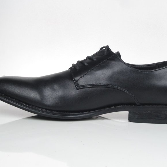 Alfani Rye Oxford lace-up dress shoes black leathe main image 4